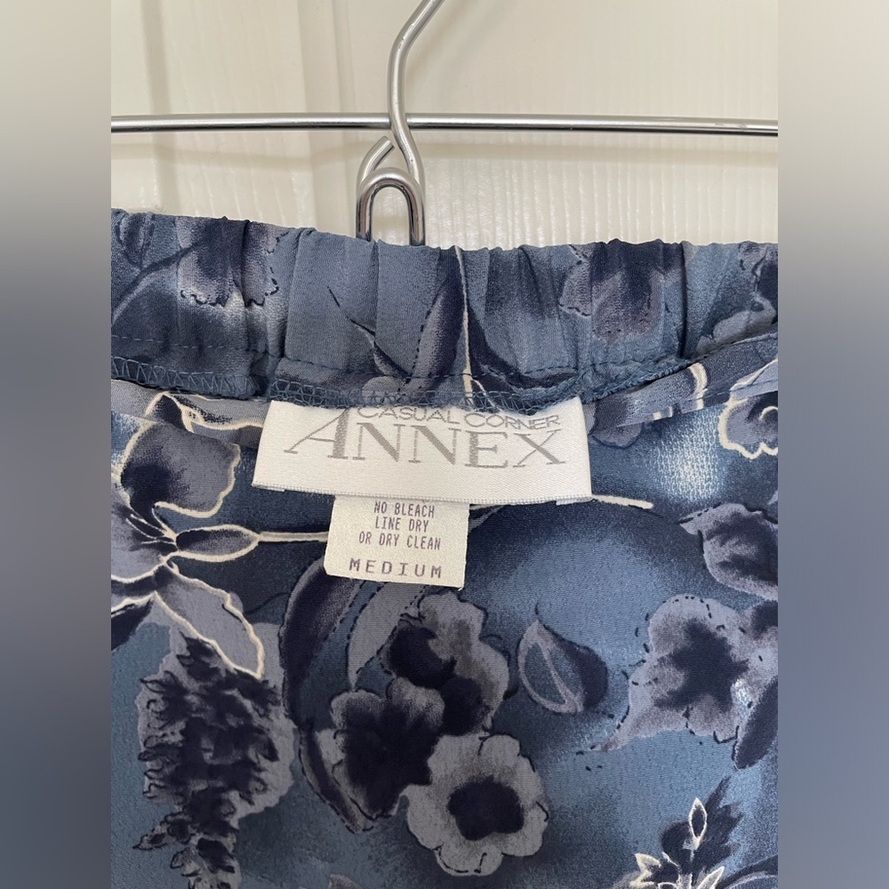 Vintage casual Corner Annex blue floral cottage core boho skirt | M - Picture 5 of 8